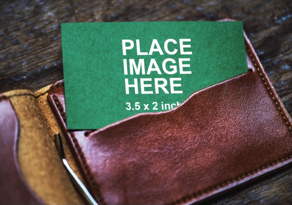 Business card mockup